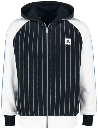 Playstation Striped Logo Uomo Felpa Jogging Multicolore M 80% Cotone, 20% Poliestere Regular