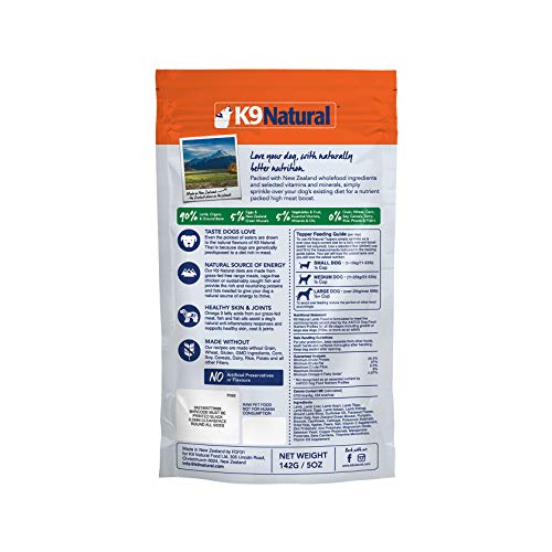 K9 Natural Snack Topper Lamb 142 g Pet Foods & Supplies