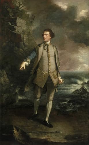 Tableaux Capitaine l'Honorable Augustus Keppel Joshua Reynolds Rompt la Monotonie du Salon Blanc