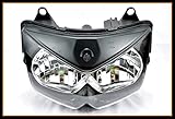 FDB Assembly Front Headlight Headlamp Kit Clear Compatible For Kawasaki 2003 2004 2005 2006 Z1000 & 2008 2009 2010 2011 2012 Ninja 250R Ninja250