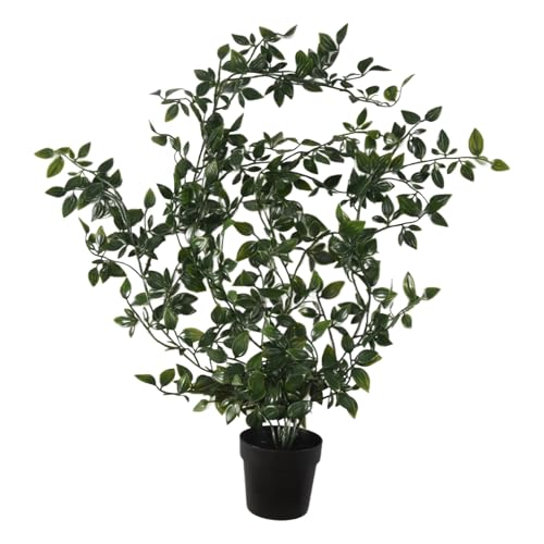 Okeeyseda 1 Paquete de Plantas Artificiales para Colgar Plantas en Macetas Falsas para DecoracióN de Pared de Estantes de Interior Al Aire Libre