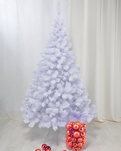 Haushalt International Künstlicher Weihnachtsbaum weiß 210 cm