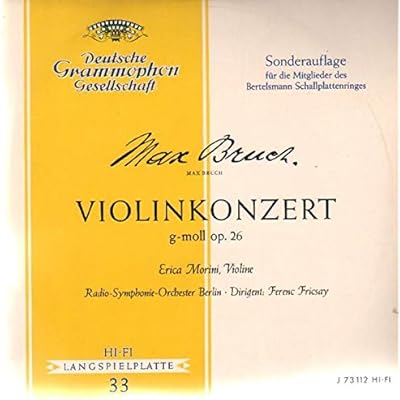 Violinkonzert g-moll op.26,, Erica Morini, Fricsay, Berlin