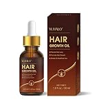 Hair Growth Oil with Biotin and Castor, Hair Growth Serum for Thicker Longer Healthier Hair, Promote