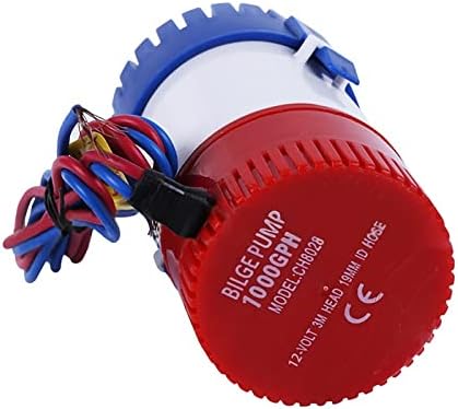 1100gph 【エジェクター】 12Vボート用スイッチ付きビルジポンプビルジウォーターツール トランスファーポンプ