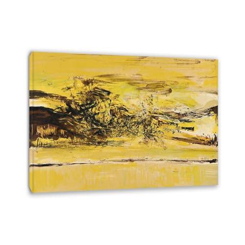 Affiche Zao Wou Ki Sans titre 20 impression abstrait tableau encadré