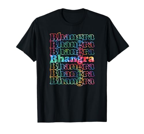 Vintage Inspired Bhangra Music Pride Shirts - Tie Dye Bhangra Music T-Shirt