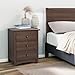 Prepac Sonoma Traditional Tall Nightstand Side Table with 3 Drawers, Functional Tall 3-Drawer Bedside Table 16