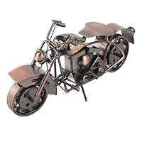 Metall Motorrad Ornamente, Retro dekorative Kunst Sammeldekoration für Wohnzimmer und Schlafzimmer