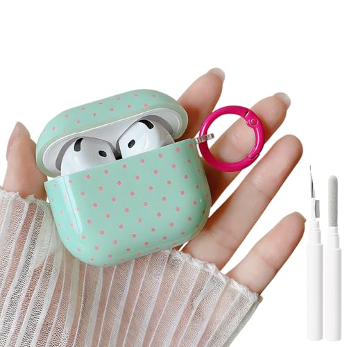 Amazon.co.jp: MINSCOSE AirPods 4用ケース、かわいいポルカドット