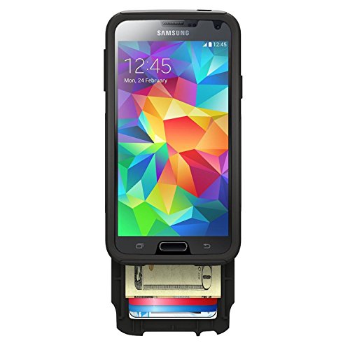 OTTERBOX Commuter Series Wallet Case for Samsung Galaxy S5 - Retail Packaging - Black