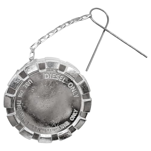 JEEFHO Kenworth Truck Fuel Tank 3 1/2” Nominal 5.5 TPI Compatible with Kenworth trucks, Non-Locking, Non-Vented, Solid, Ultra Low Sulfur, KWT-002