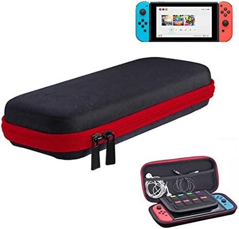 Nintendo Switch Games Hardshell Case, Runhome Waterproof Travel Storage Bag for Nintendo Switch Accessories Carry Case with Game Card Slots design