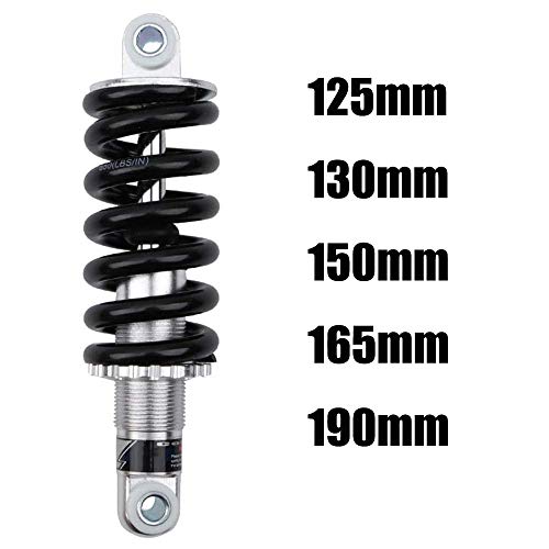 YSHUAI Bici Amortiguador Trasero MTB, Bicicleta de Montaña Amortiguador 125mm/ 130mm/ 150mm/...