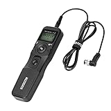 MUZAGATA Nikon Intervalometer Wired LCD Timer Remote Control Shutter Release Cord for Nikon D750...