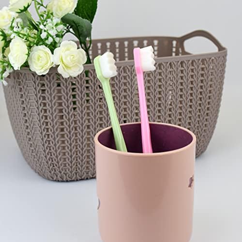 Soft Toothbrushes Micro Nano Extra Soft Manual Toothbrush with 20,000 Bristles for Fragile Gums Adult Children Kids (2)