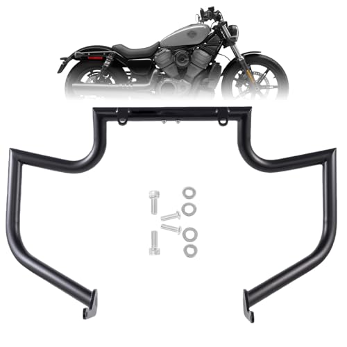 Kinglemc Crash Bar Engine Guard Highway Bar for Harley Davidson Nightster RH975 Sportster S RH1250S 2021-2025 (Matte Black)