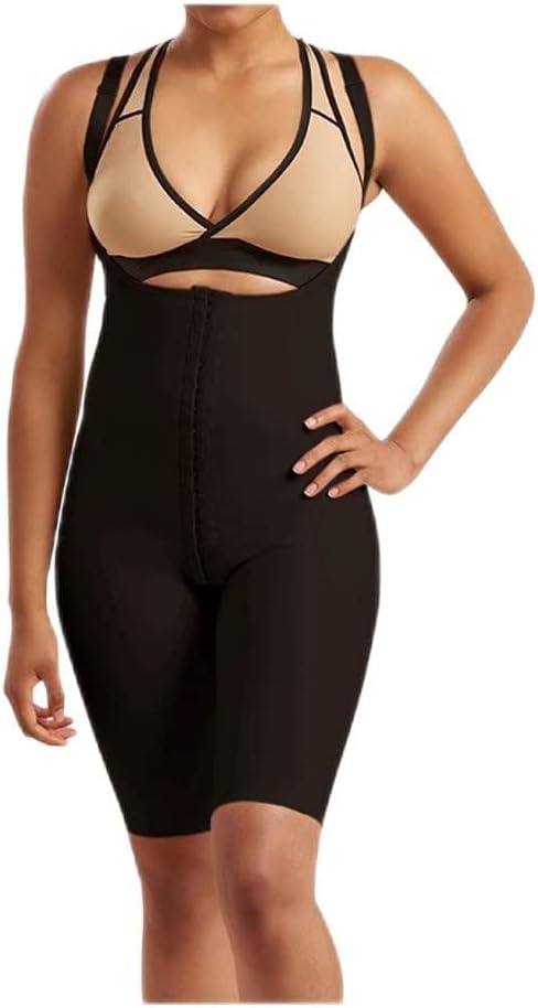 SFBHS Womenโs Girdle with High Back, Short-Length - Post-Surgical Shapewear Support - XX-Large, Black