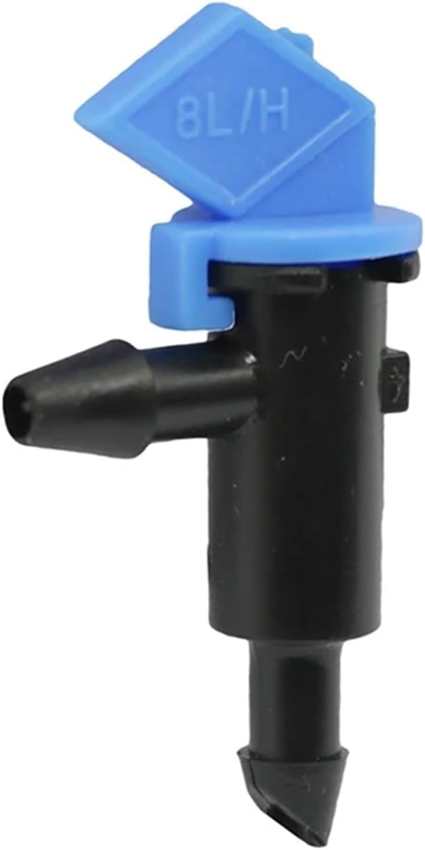 Drip Emitter 150 Pcs 4L/8L/16L Dripper Garden Watering Greenhouse Plants Irrigation 1/4" Nozzle Sprayer Can Be Disassembled(16L)