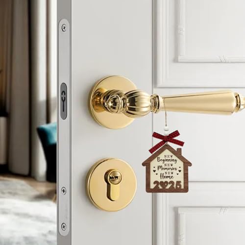 New Home Gifts, House Warming Gifts New Home, 2025 Unique Renting and Moving Gift Ideas, Double Layer Wooden Material, Housewarming for Women, Housewarming Décor, Homeowners Hanging Ornaments - Image 5