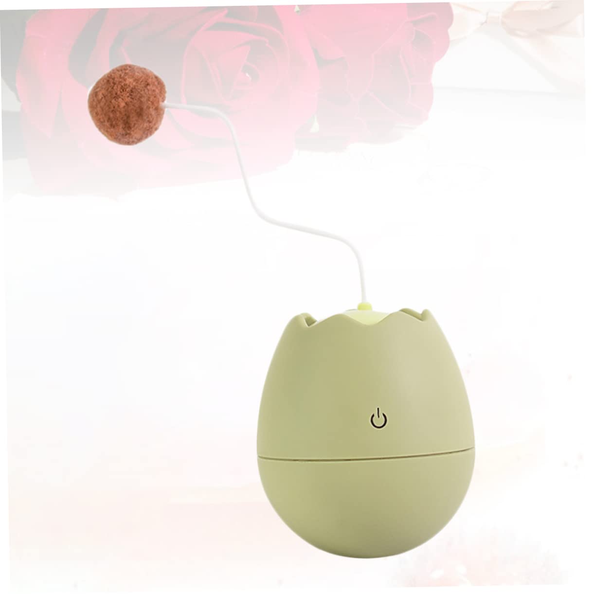 BESPORTBLE Jouet Interactif pour Chat Design Coquille Œuf Électrique Rotation Stimule Instinct De Chasse