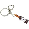 SUPIA Korean Beer Bottle Miniature Key Chain Key Ring (Brown Beer)