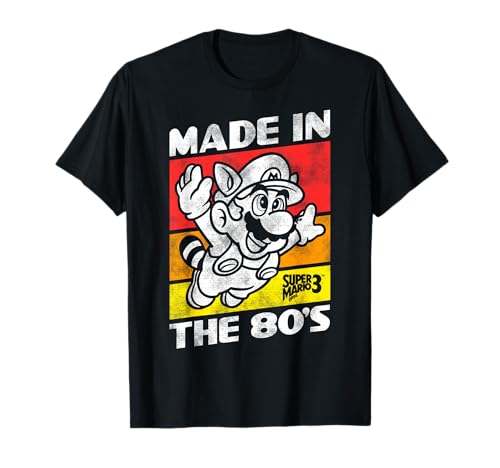 Nintendo Super Mario 3 Made In The 80's Retro T-Shirt T-Shirt