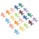 SMASOLO Figuras de Ñiño Pequeñas de Plástico 100 Piezas Surtido 10 Colores de 2 CM Decoraciones para Shower Rellenos para Bolsas de Fiesta Regalos y Toppers para Fiestas Infantiles