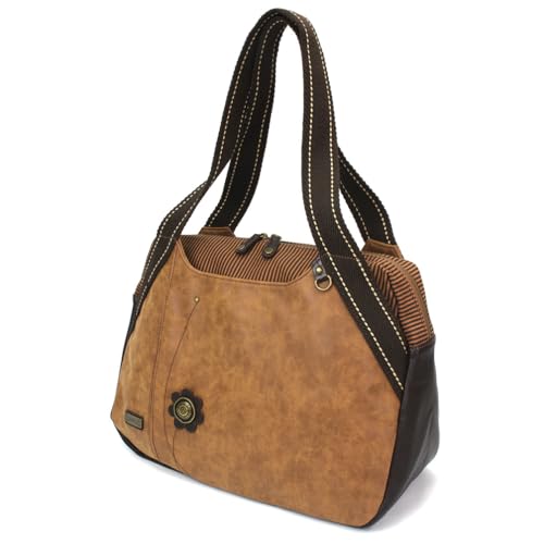 CHALA Faux Leather Bowling Tote