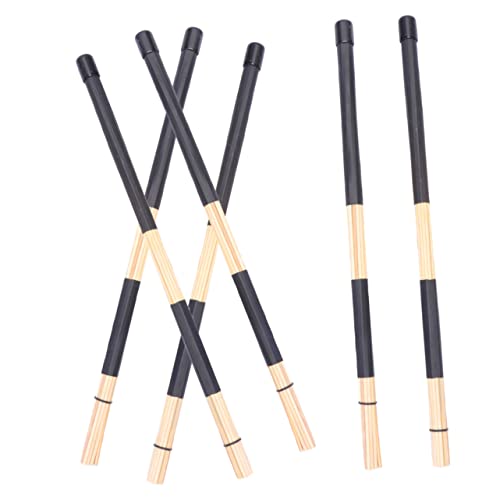 Baquetas profesionales para percusión, de bambú y plástico, para jazz, folk y presentaciones acústicas miniatura 1
