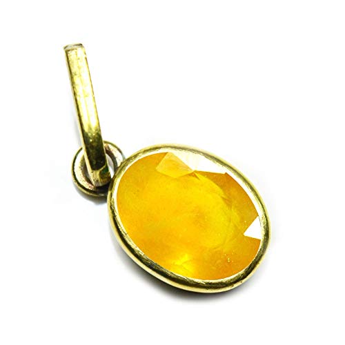 Colgantes para hombre de oro con zafiro natural de 5 quilates y perlas selectas