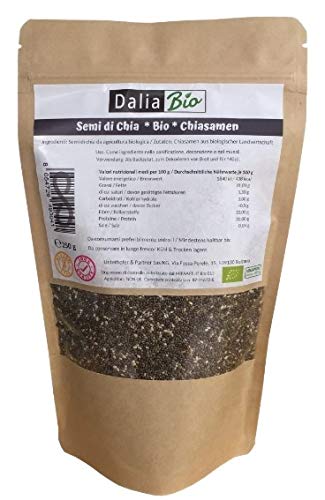 Semi Di Chia Biologici (Salvia Hispanica) Sud America - 250G