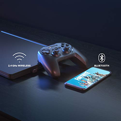 Steelseries Stratus Duo Wireless Gaming Controller – Compatible With Android, Windows, Vr, And Chromebooks – Dual-Wireless Connectivity – High-Performance Materials – Supports Fortnite Mobile #TOP2