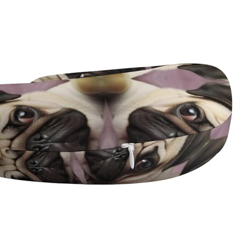 Almohada U de espuma viscoelástica tamaño único miniatura 4