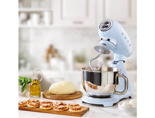 Smeg Impastatrice Full Color 50's Style – Azzurro LUCIDO – SMF03PBEU 1 Smeg Impastatrice Full Color 50's Style – Azzurro LUCIDO – SMF03PBEU