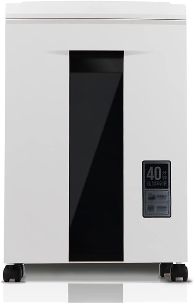 20L Electric Shredder Continuous 40 Minutes of Work Office Home Shredder Shredder Destroyer (Color : White, Size : 350 * 255 * 550mm)