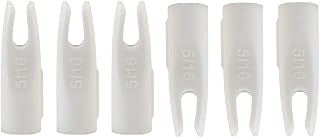 ZZYB 50pcs Archery Plastic Arrow Nocks 5/16" Plasticnock Arrow Tails Replacement Nock Outwear Arrow Tails Archery Arrow Shaft End Accessories