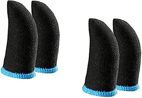 Texxus Mobile Game Finger Sleeve Controller,Touch Screen Finger Sleeve for Pubg Gaming Gloves Free Fire Finger Sleeves for Gaming 2 Pair (4 pcs) Black (B09MJ97JG5) Amazon Price History, Amazon Price Tracker
