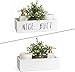 TIMEYARD Nice Butt Bathroom Decor Box - Toilet Paper Holder - Farmhouse Rustic Wood Crate Home Decor