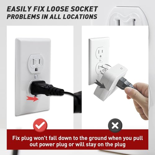 image for FixlyFido 15-Pack Loose Outlet Fix Plug - Ensure Secure Connection for