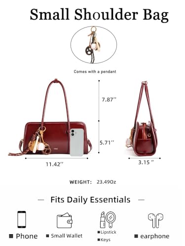RTPRTP Burgundy Vintage Satchel