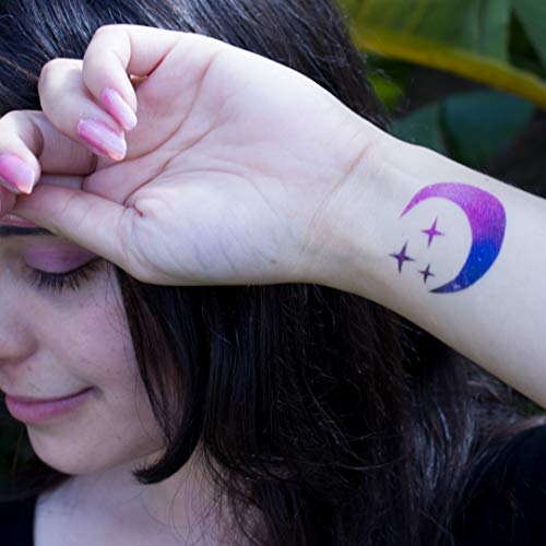 Fashiontats Witchy Celestial Temporary Tattoos | Witch-Inspired | Skin Safe | Made In The Usa| Removable #TOP3