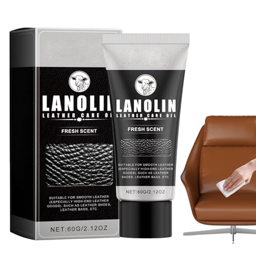 Leather Cleaner | Long Lasting Polish Protector Balm | Couch Leather Conditioner - for Interior Boot Shoe Furniture Couch Seat Purse Jacket Bag
