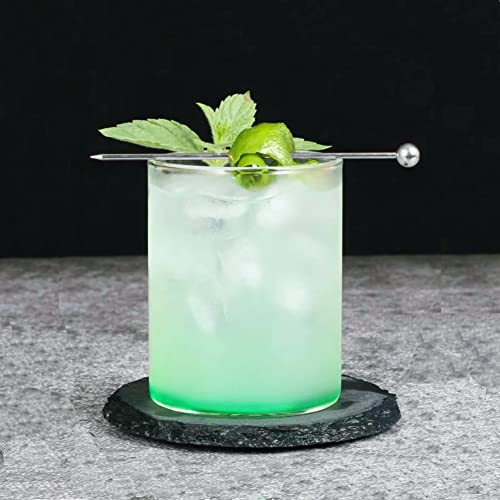 Amersis 21Pcs Cocktail Picks With Holder Jar Fruit Toothpicks Stainless Steel Olive Cheese Skewers Fruit Forks Sandwich Appetizer Dessert Sticks For Party Decoration Supplies With Storage Cylinder #TOP4