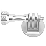 Base Adaptadora Multiusos de Aleación de Aluminio para Cámara de Acción (Gris-Plata)