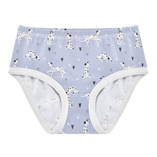 Girls' Underwear Cartoon Dalmatian Dog Cotton Stretch Comfort Toddler Panties