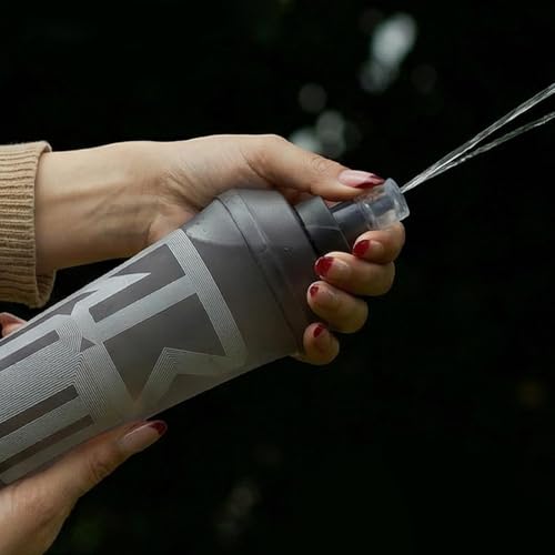 Botella para correr flexible y contenedores plegables de 500 ml 7