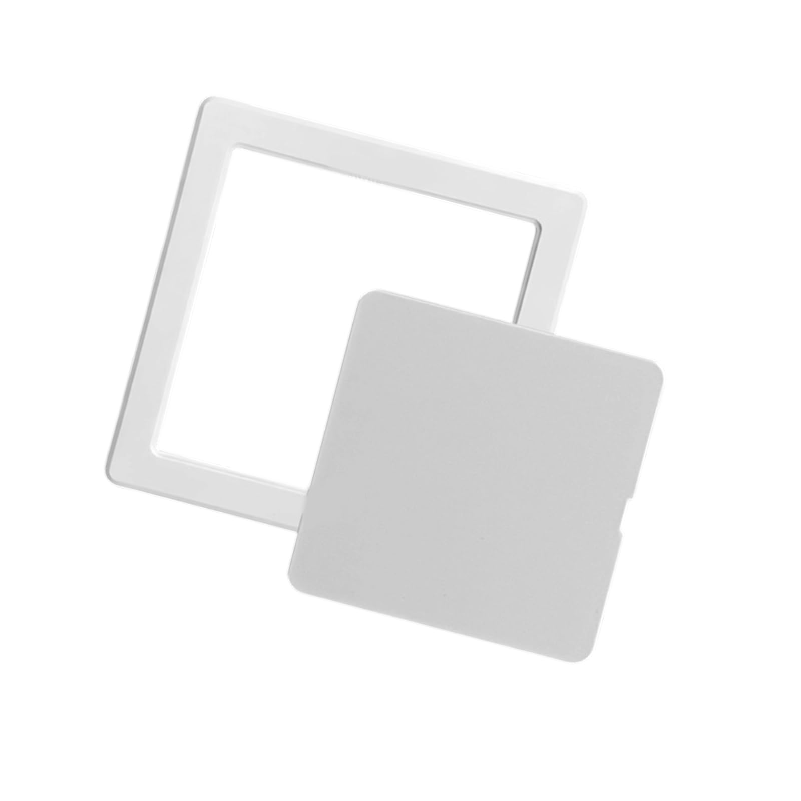 Adhesive Inspection Hole Cover Removable Hinged Access Hatches Door for Ceiling Wall Ventilation Openings Access Door Wall Ceiling White Hatches Cover