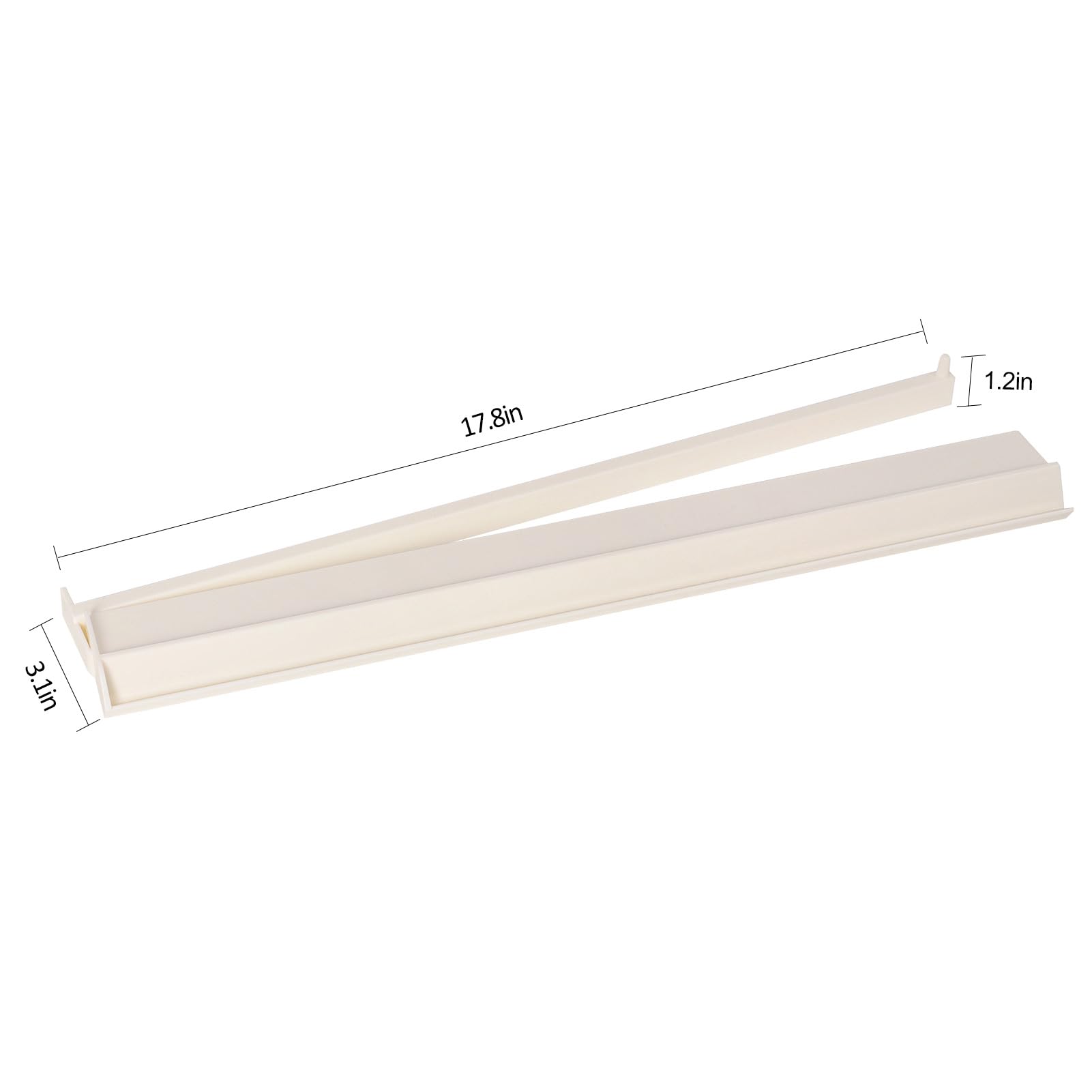 TIASUSAN Mahjong All-in-One Tile Rack & Pusher, Bianco