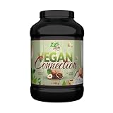 Zec+ Nutrition LADIES Vegan Connection – Haselnuss, 1000 g veganes Proteinpulver für Frauen als Eiweiß-Shake für Fitness & Sport, enthält Reisprotein und Sojaprotein-Isolat, Made in Germany